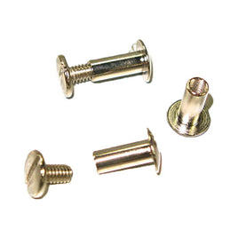 Chicago Screw Post 1/2" (1.3 cm) Nickel Plated