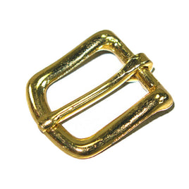 Image of 1601-01 - #12 Bridle Buckle 5/8" Brass Plated  1601-01