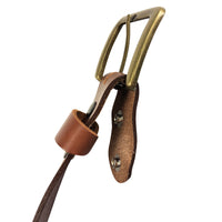1.5"(38mm) Men's Brown Bridle Leather Belt Handmade in Canada by Zelikovitz Size 26 - 46