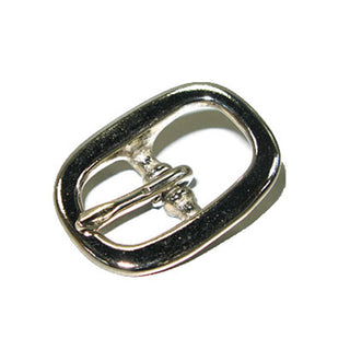 Oval Bridle Buckle Solid Brass/Nickel Plated