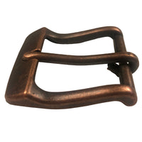 1.25" (32mm) Heel Bar Buckle Antique Copper Finish