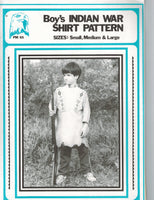 Boy's Indian War Shirt Pattern