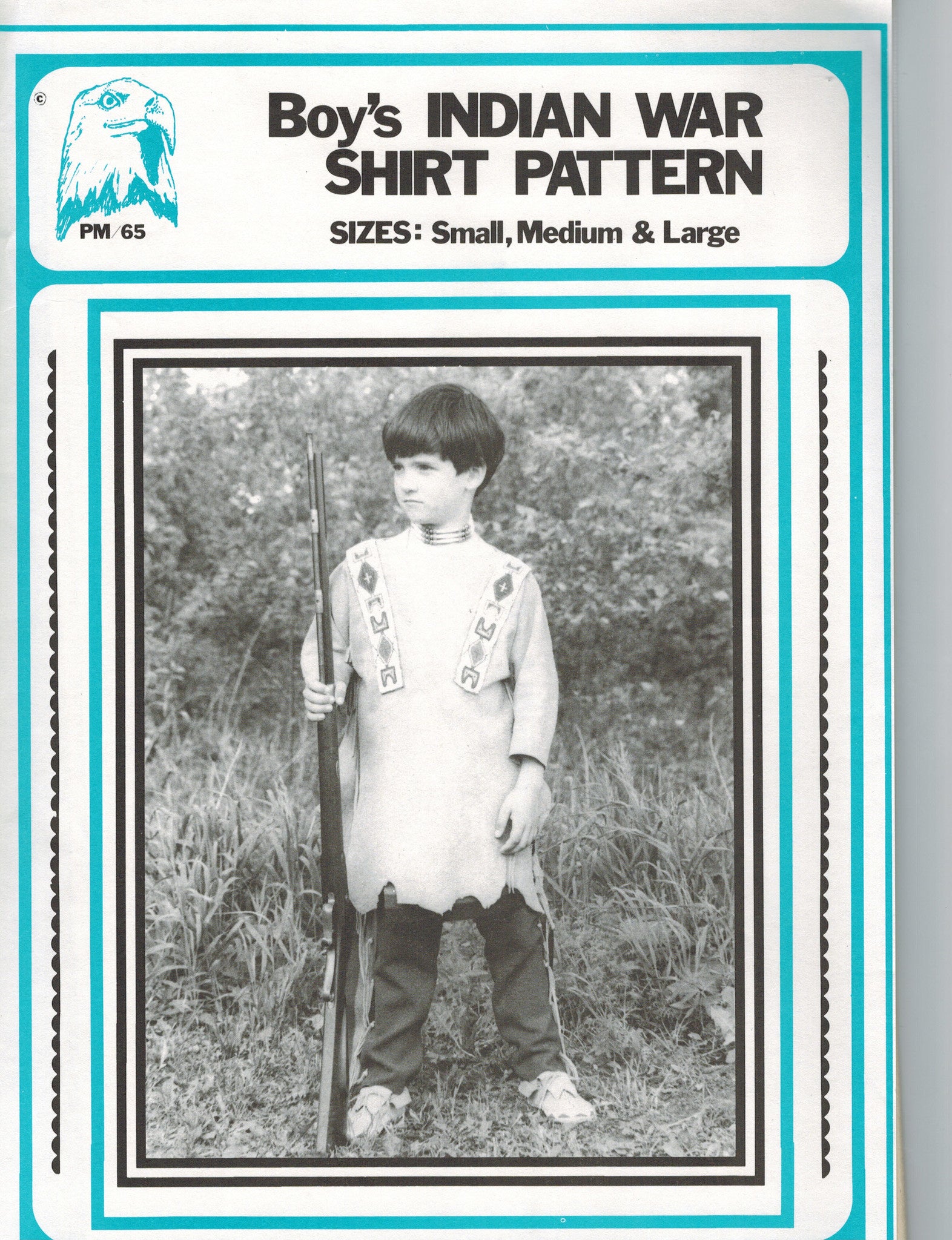 Boy s Indian War Shirt Pattern Zelikovitz