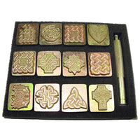 Celtic 3-D Leathercraft Stamp Set - Includes 12 Stamps & 1 Handle 8161-00