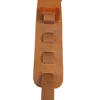 Adjustable Guitar Strap II Full Grain Cowhide Leather Acoustic or Electric - Tan
