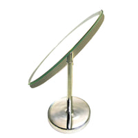 Jewelry Store Standing Oval Display Mirror - Chrome