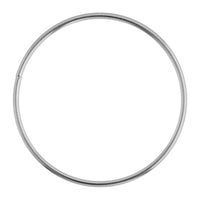 Metal Hoop Ring Silver 1.5" (38mm) Nickel