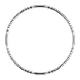 Metal Hoop Ring Silver 2" (51mm) Nickel