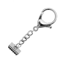 Key Chain-Lobster Trigger with Ribbon Cord End 15x9mm Nickel