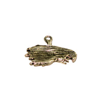 Pendant - Eagle Head Large Antique Silver Lead Free Nickel Free