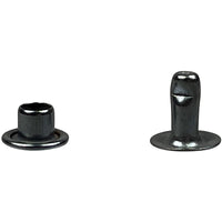 Rapid Rivets Medium 7mm Cap - Gun Metal