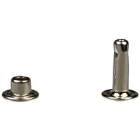 Double Cap Rapid Rivets Medium 7mm Cap - Nickel