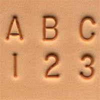 Image of 81-8137 - 1/4" Alphabet & Number Set 8137-00