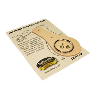 Key Fob Kit - Vegetable Tanned Tooling Leather with Key Ring and Rivet