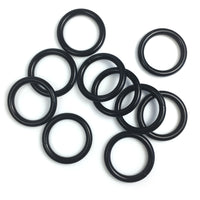 1-1/4" Black 5mm O-Ring Welded - 10 Pack