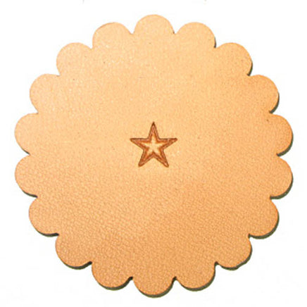 Image of Z609 - Z609 Medium Star Leather Stamp 6609-00