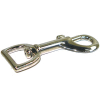 3/4" Square Swivel Snap Nickel Plated