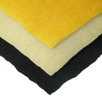 1/8" Crepe Rubber - 16" x 18" Sheets - 3 Colors