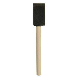 1" Foam Brushes with Wooden Handle - Royal Brush