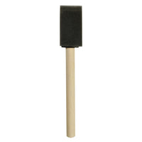 1" Foam Brushes with Wooden Handle - 20 Pack Royal Brush