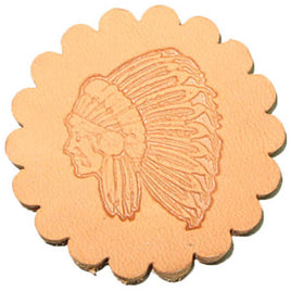 Indian Chief 3-D Stamp 88429-00 Leathercraft