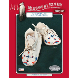 Child's Plains Style Moccasins Pattern