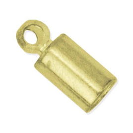 Image of 304A-005 - Cord Ends - 2.7mm - Gold Plated