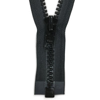 10VS 32"-34" YKK Vislon 1-Way Open Zipper - Black