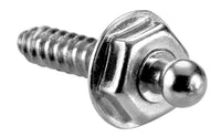 LOXX® Screw with Ball End for LOXX® Snap Fastener 12mm (1/2") - Nickel