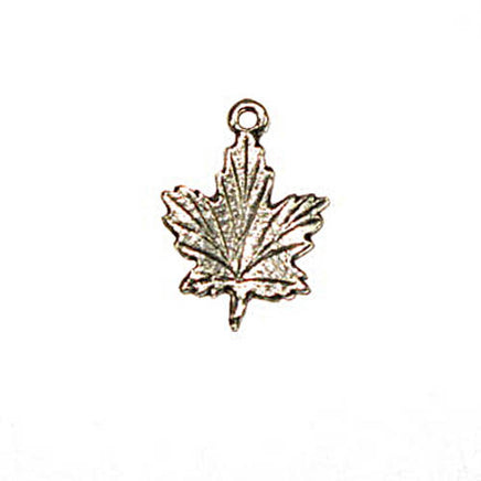 Image of 32601082 - Pendant Maple Leaf - Ant.Silver - 15*20mm