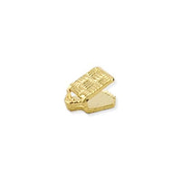 Image of 338A-003 - C-Crimp Cord Ends - Gold Plated