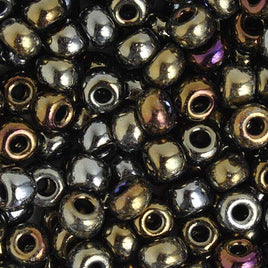 Image of 66229732 - 33/0 Brown Iris Czech Seed Beads 40 grams