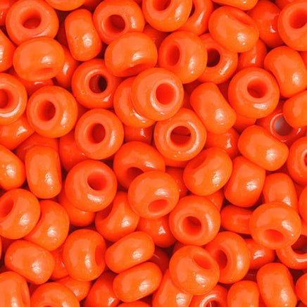 Image of 66228781 - 33/0 Opaque Orange Czech Seedbeads 40 Grams