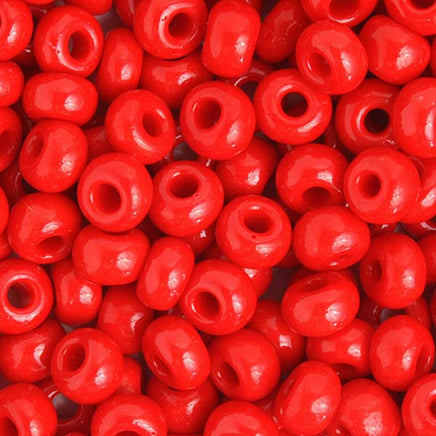 Image of 66228780 - 33/0 Opaque Red Czech Seedbeads 40 Grams