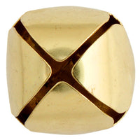 Jingle Bells 25mm Round Gold 10 Pack