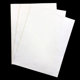 Delux White Garment Leather 8.5" x 11"