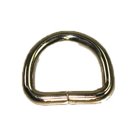 3/4"  Non Welded D Ring Nickel Plated 10 Pack