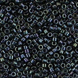 Delica 11/0 RD Gunmetal Iris