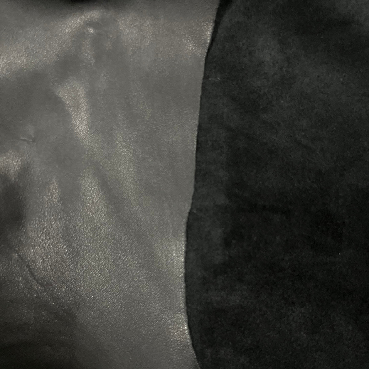 Black Cow Nappa Full Grain Cowhide .6 .8mm