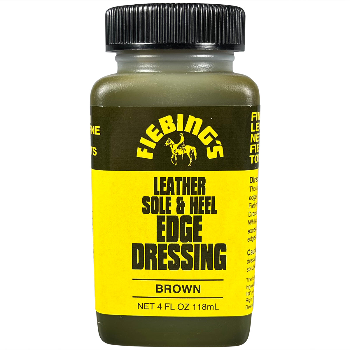 Fiebing's Leather Sole & Heel Edge Dressing - Brown 4 oz. Fiebing's Leather Sole & Heel Edge Dressing - Brown 4 oz.