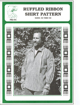 Ruffled Ribbon Shirt Pattern