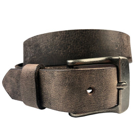 1.25"(32mm) Crazy Horse Solid Buffalo Leather Belt Handmade in Canada by Zelikovitz