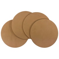 Leather Rounders 3-5/8" - 4 or 25 Packs