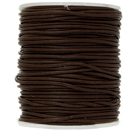 1.0mm Round Leather Cord - 25 meters