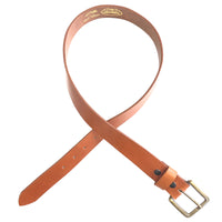 1.5"(38mm) Men's Tan Full Grain Leather Belt Handmade in Canada by Zelikovitz Size 26-46