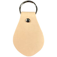 Key Fob Kit - Vegetable Tanned Tooling Leather with Key Ring and Rivet