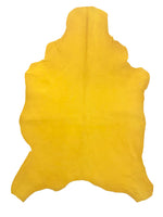 Deertan Goat Hide Gold Genuine Goat Leather Average Size 4 sqft