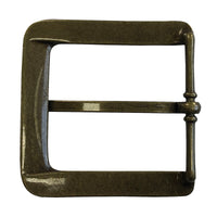 Heel Bar Buckle 1-1/2" (38mm) Antique Brass Plated Belt Buckle 1550-21