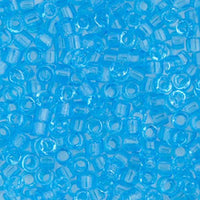 Delica 11/0 RD Blue Ocean Transparent