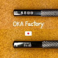 A800 Background Leather Stamp OKA Japan